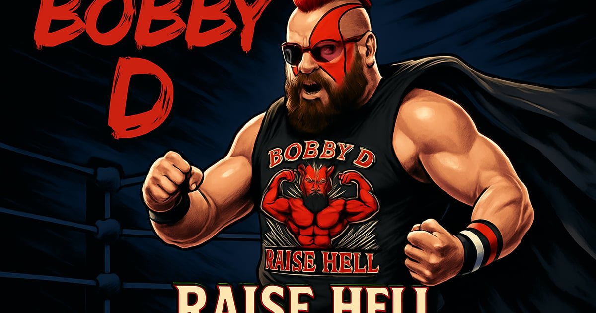 Bobby D wrestling brand banner