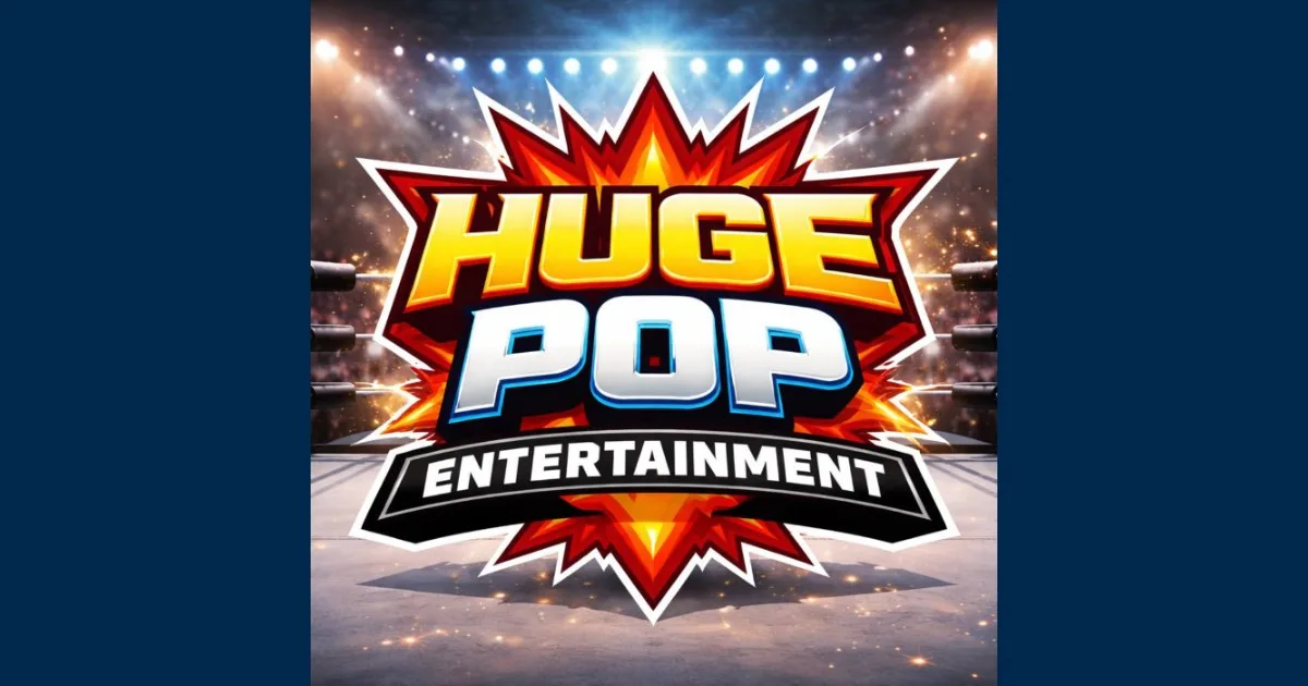 Huge Pop Entertainment wrestling podcast logo